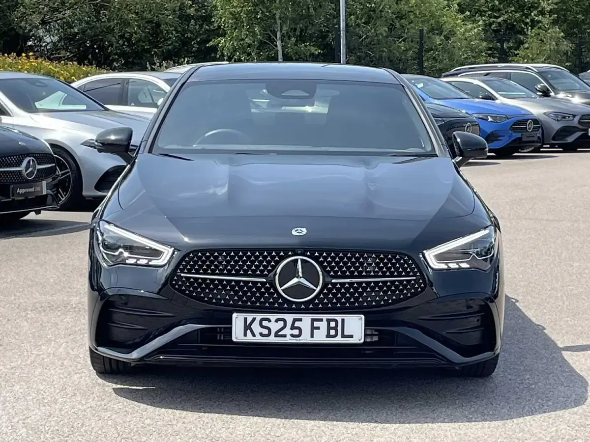 Used Mercedes CLA220 AMG Line Premium Plus 190 HP (139 kW) 2025 Black Coupe