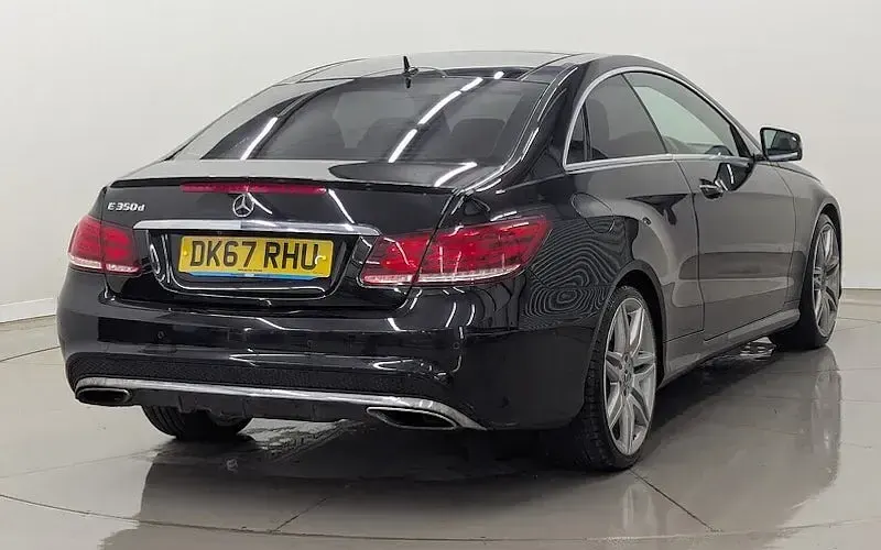 Used Mercedes E350 AMG line 258 HP (189 kW) 2016 Black Coupe