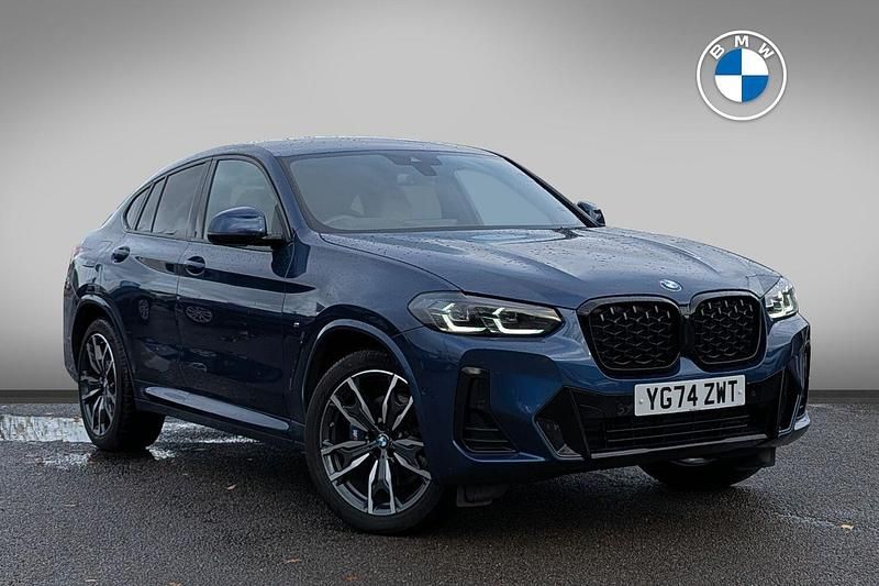 Blue Used 2024 BMW X4 M Sport SUV | £44,137 (Fair price) - Image 1/4