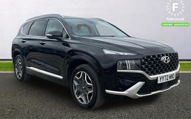 Black Used 2023 Hyundai Santa Fe Ultimate SUV | £27,799 (Good price) - Image 1/4