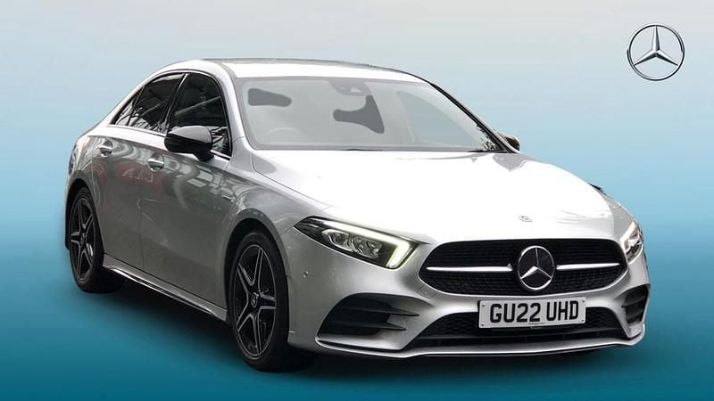 Silver Used 2022 Mercedes A200 Executive Sedan | £20,695 (Fair price) - Image 1/4
