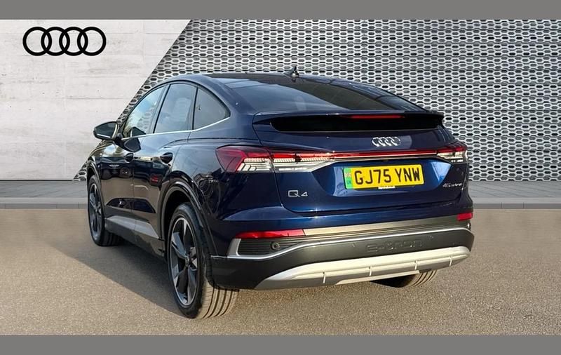 Used Audi Q4 Sportback e-tron S-Line 210 kW (286 HP) 2025 Blue SUV