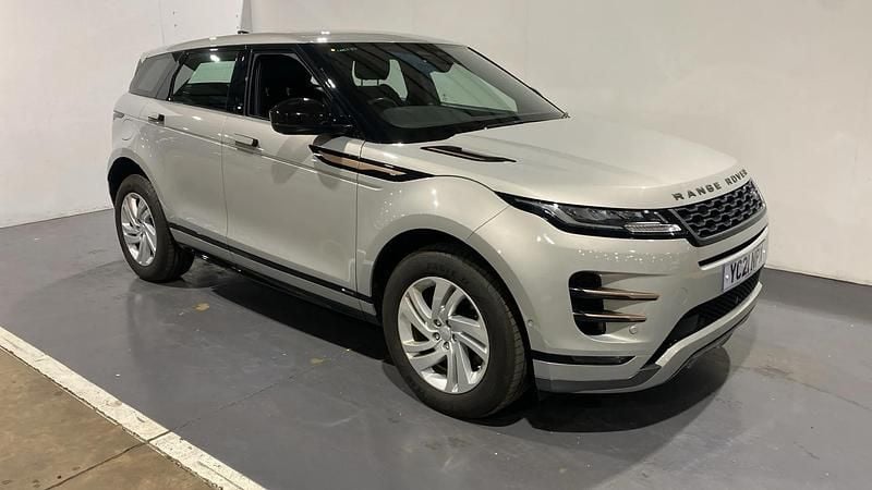 Silver Used 2021 Land Rover Range Rover evoque R-Dynamic Estate | £19,998 (Good price) - Image 1/4