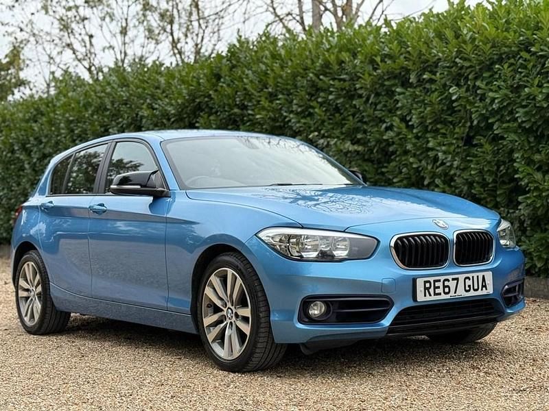 Used BMW 120 Sport Line 2017 Blue Hatchback
