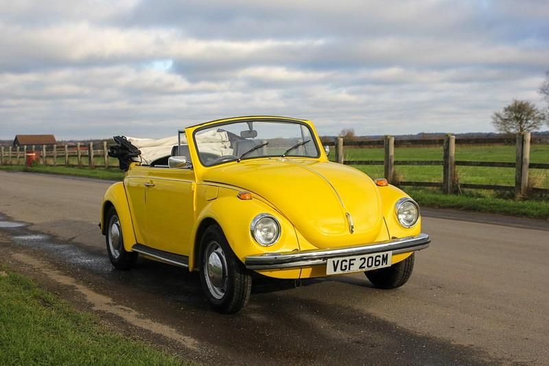 Yellow Used 1974 VW Beetle Karmann Cabriolet | £12,000 - Image 1/4