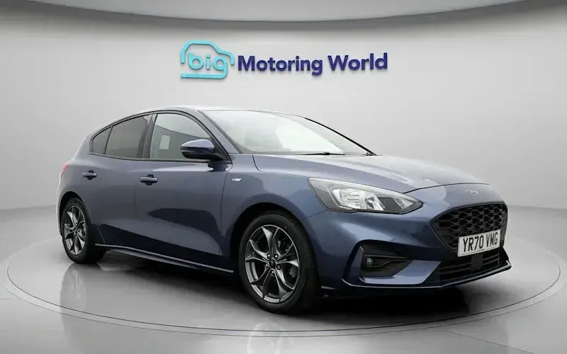 Used Ford Focus ST-Line 125 HP (91 kW) 2020 Blue Hatchback