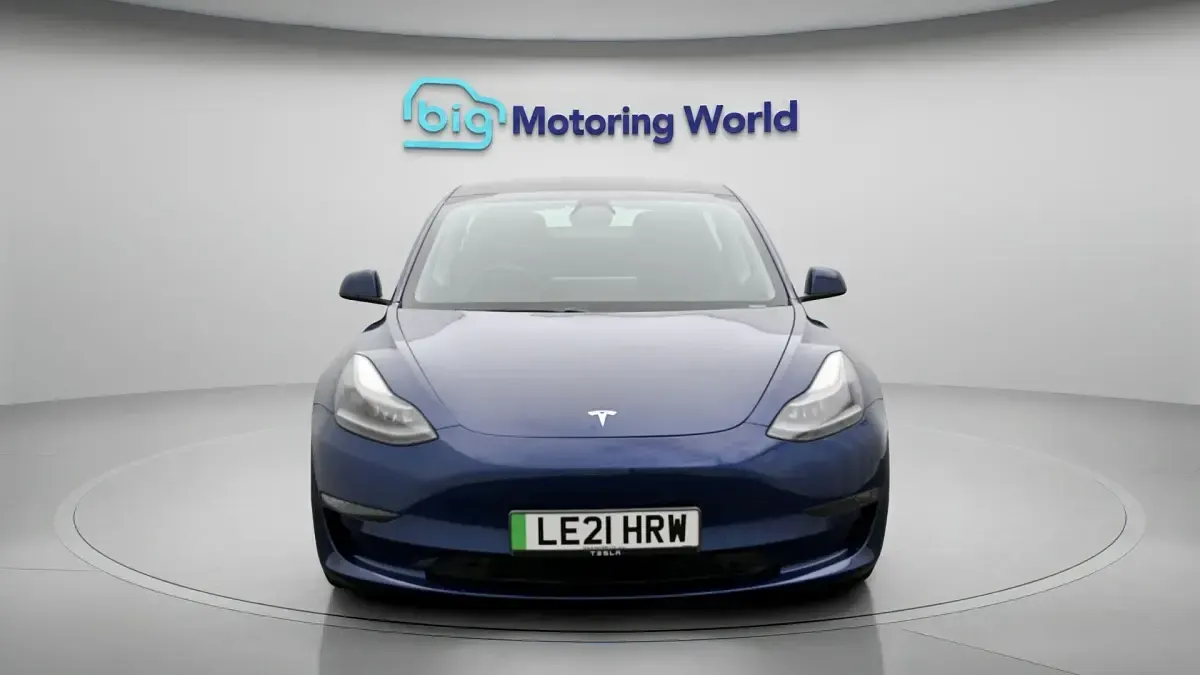 Used Tesla Model 3 Long Range AWD 366 kW (498 HP) 2021 Blue Sedan