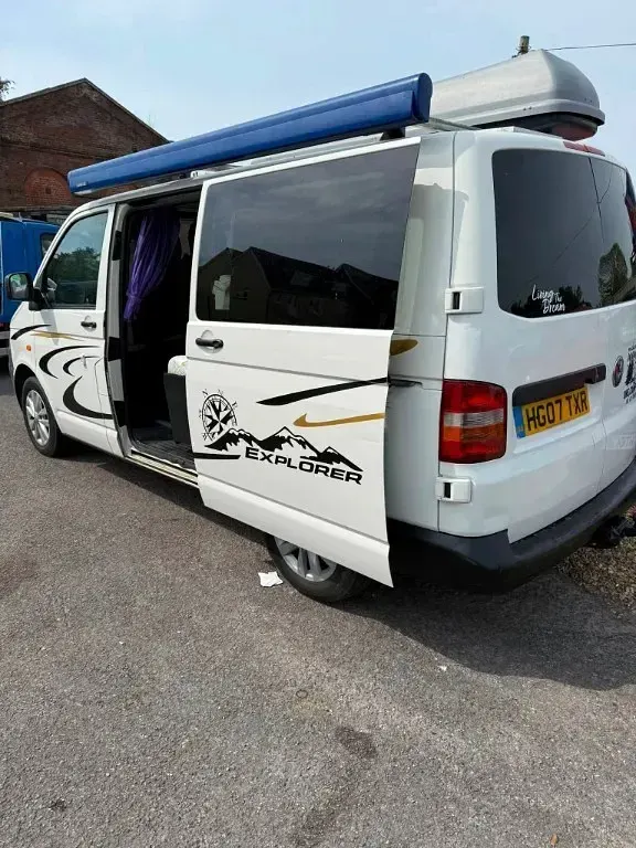 Usado VW Transporter 102 CV (75 kW) 2007 Blanco Van