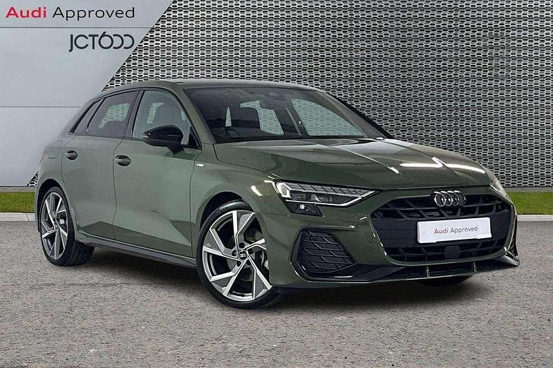 Green Used 2025 Audi A3 Black Edition Hatchback | £30,490 (Expensive) - Image 1/4