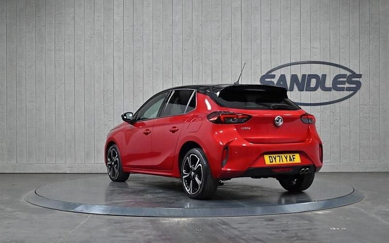 Used Vauxhall Corsa SRi 131 HP (96 kW) 2021 Red Hatchback