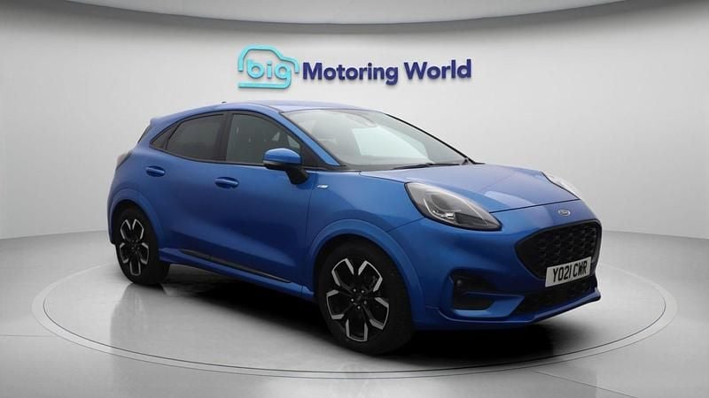 Used Ford Puma ST-Line X 125 HP (91 kW) 2021 Blue Hatchback