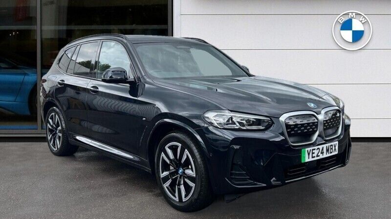 Black Used 2024 BMW iX3 M Sport SUV | £37,806 (Good price) - Image 1/4