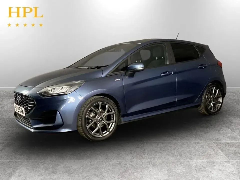 Used Ford Fiesta ST-Line 125 HP (91 kW) 2022 Blue Hatchback