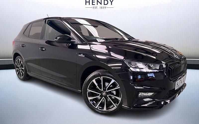 Black magic pearl effect Used 2024 Skoda Fabia Monte Carlo Hatchback | £18,499 (Expensive) - Image 1/4