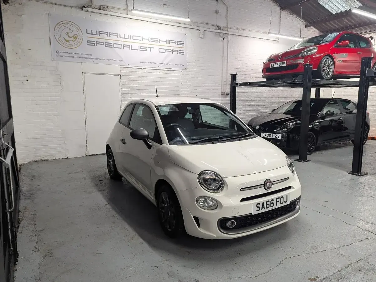 Used Fiat 500 S 69 HP (50 kW) 2016 White Hatchback