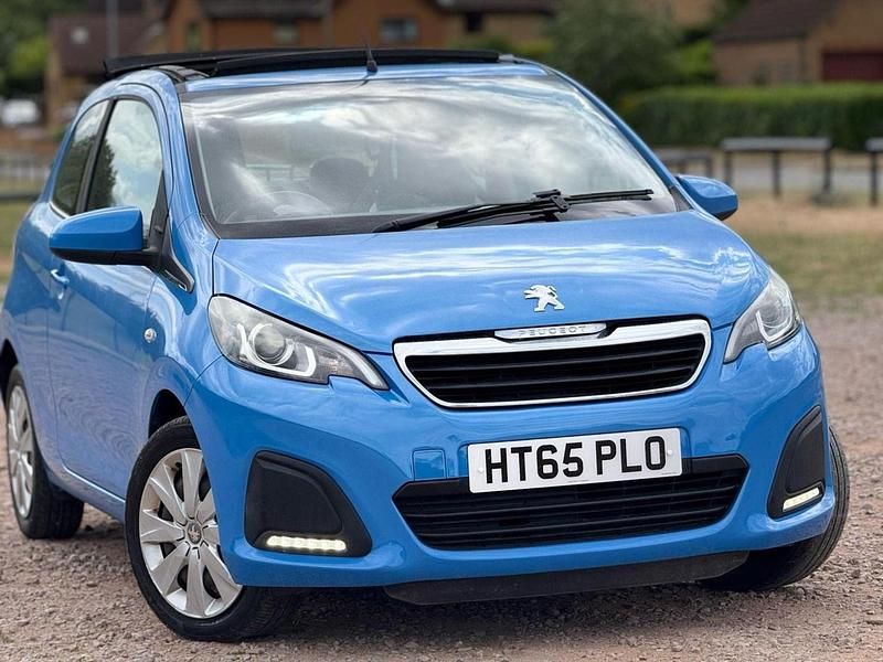 Begagnad Peugeot 108 Active 2016 Blå Halvkombi