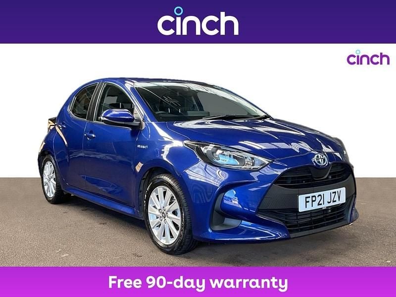 Blue Used 2021 Toyota Yaris Hybrid Hatchback | £15,149 (Good price) - Image 1/3