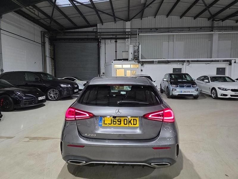 Used Mercedes A200 AMG line 163 HP (119 kW) 2019 Grey Hatchback
