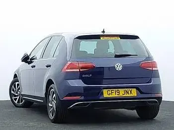 Used VW Golf VII Match 115 HP (84 kW) 2019 Blue Hatchback