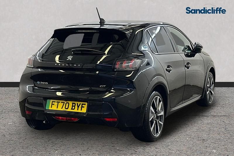 Used Peugeot e-208 GTi 100 kW (136 HP) 2021 Black Hatchback