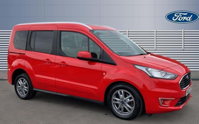 Red Used 2021 Ford Tourneo Connect Titanium MPV | £14,537 (Fair price) - Image 1/4