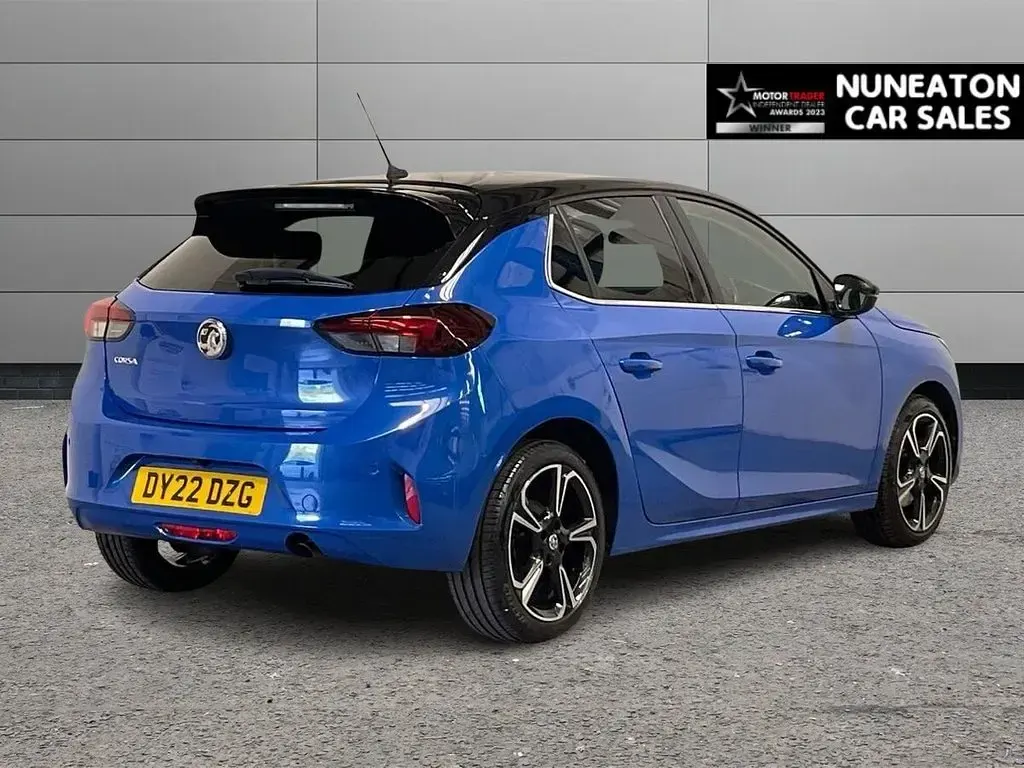 Used Vauxhall Corsa Edition 100 HP (73 kW) 2022 Blue Hatchback