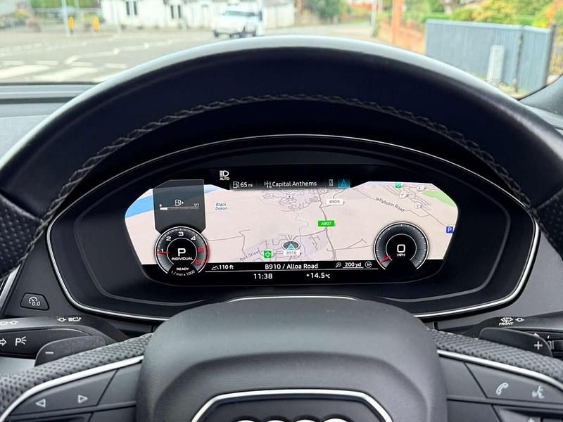 Begagnad Audi Q5 S-Line 2021 Blå SUV