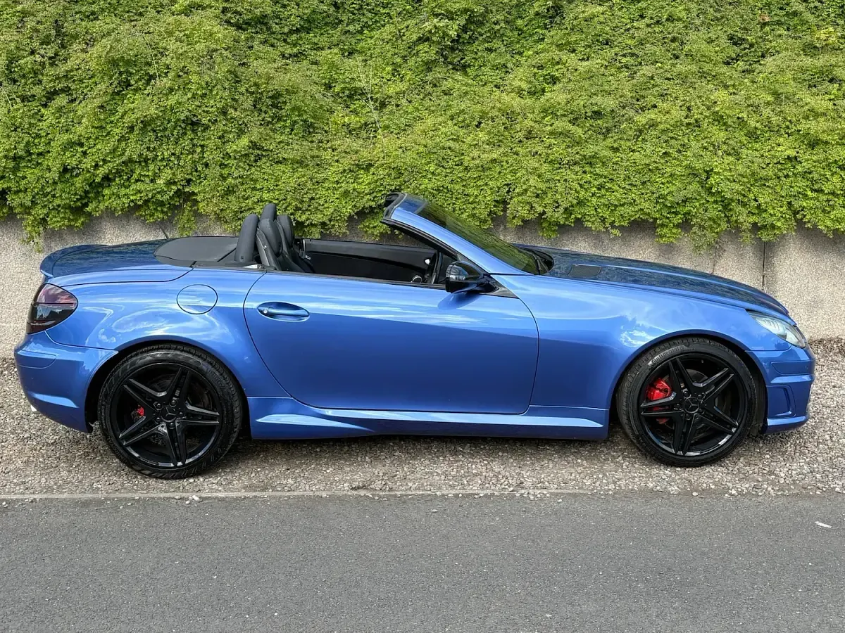 Used Mercedes SLK280 2009 Blue Cabriolet
