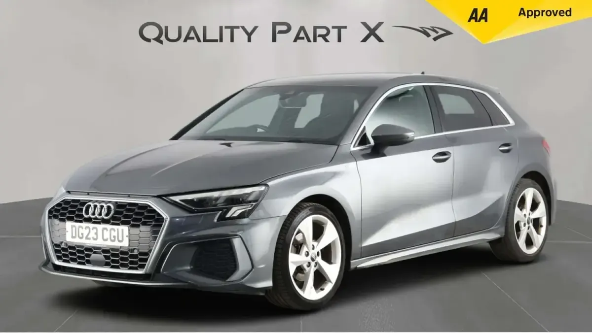 Used Audi A3 Sportback S-Line 110 HP (80 kW) 2023 Grey Hatchback