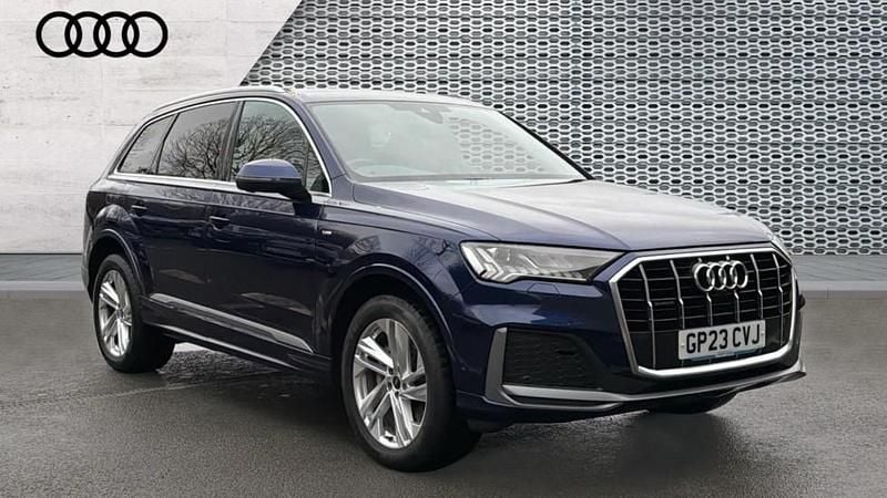 Used Audi Q7 S-Line 286 HP (210 kW) 2023 Blue SUV
