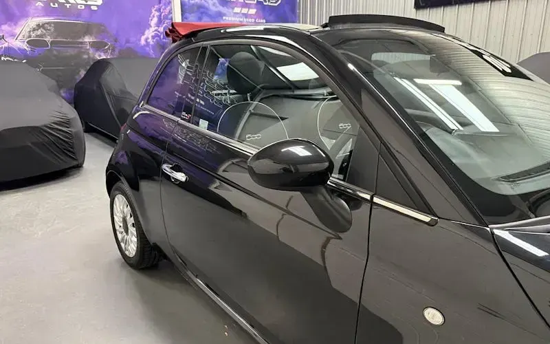 Used Fiat 500C Lounge 86 HP (63 kW) 2019 Black Cabriolet