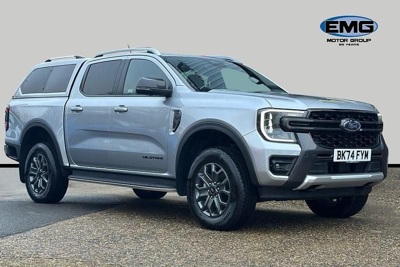 Silver Used 2024 Ford Ranger Wildtrack Pickup | £33,995 (Good price) - Image 1/3