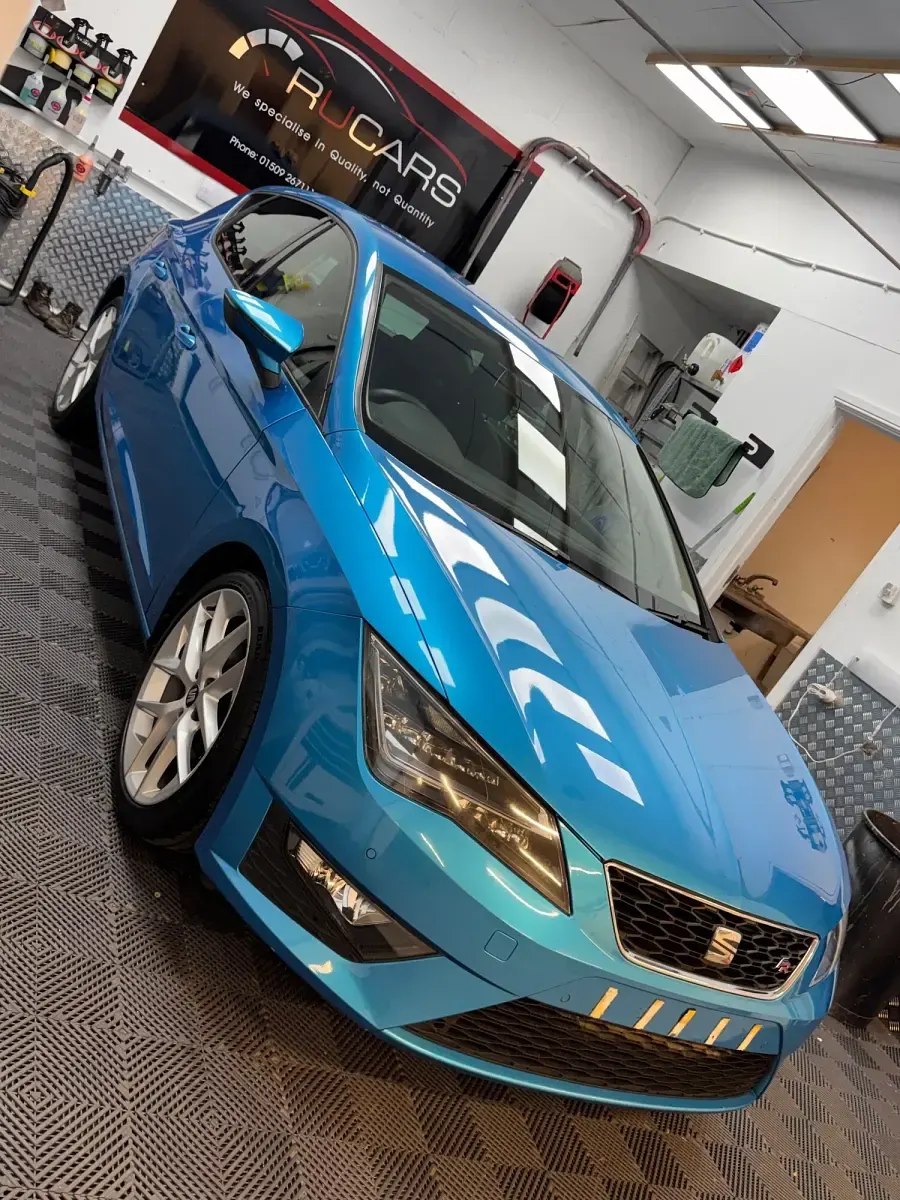 Used Seat Leon FR 184 HP (135 kW) 2014 Blue Hatchback
