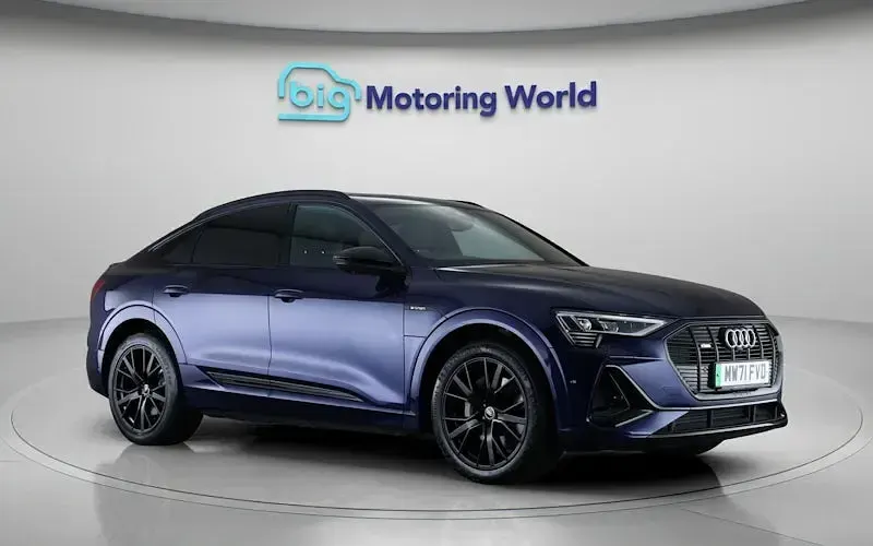 Used Audi e-tron Sportback Black Edition 230 kW (313 HP) 2021 Blue SUV