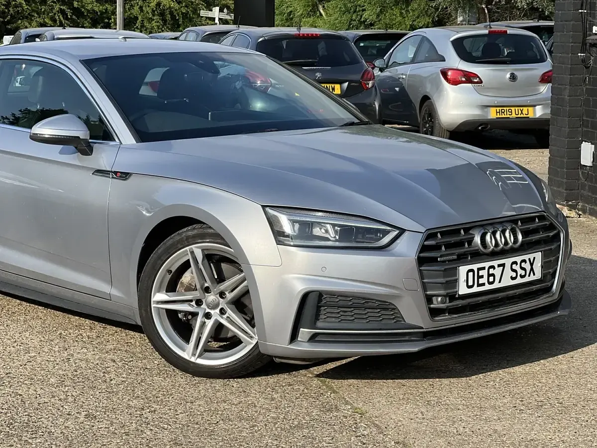 Used Audi A5 S-Line 286 HP (210 kW) 2017 Silver Coupe