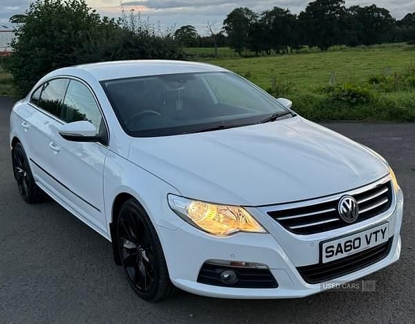 White Used 2010 VW Passat GT Coupe | £5,495 (Expensive) - Image 1/4