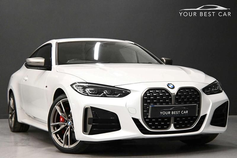 White Used 2021 BMW M440 M Sport Sedan | £34,177 (Good price) - Image 1/3