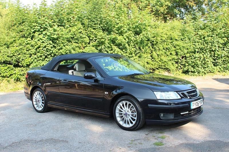 Black Used 2006 Saab 9-3 Cabriolet Linear Cabriolet | £1,595 (A bit pricey) - Image 1/4