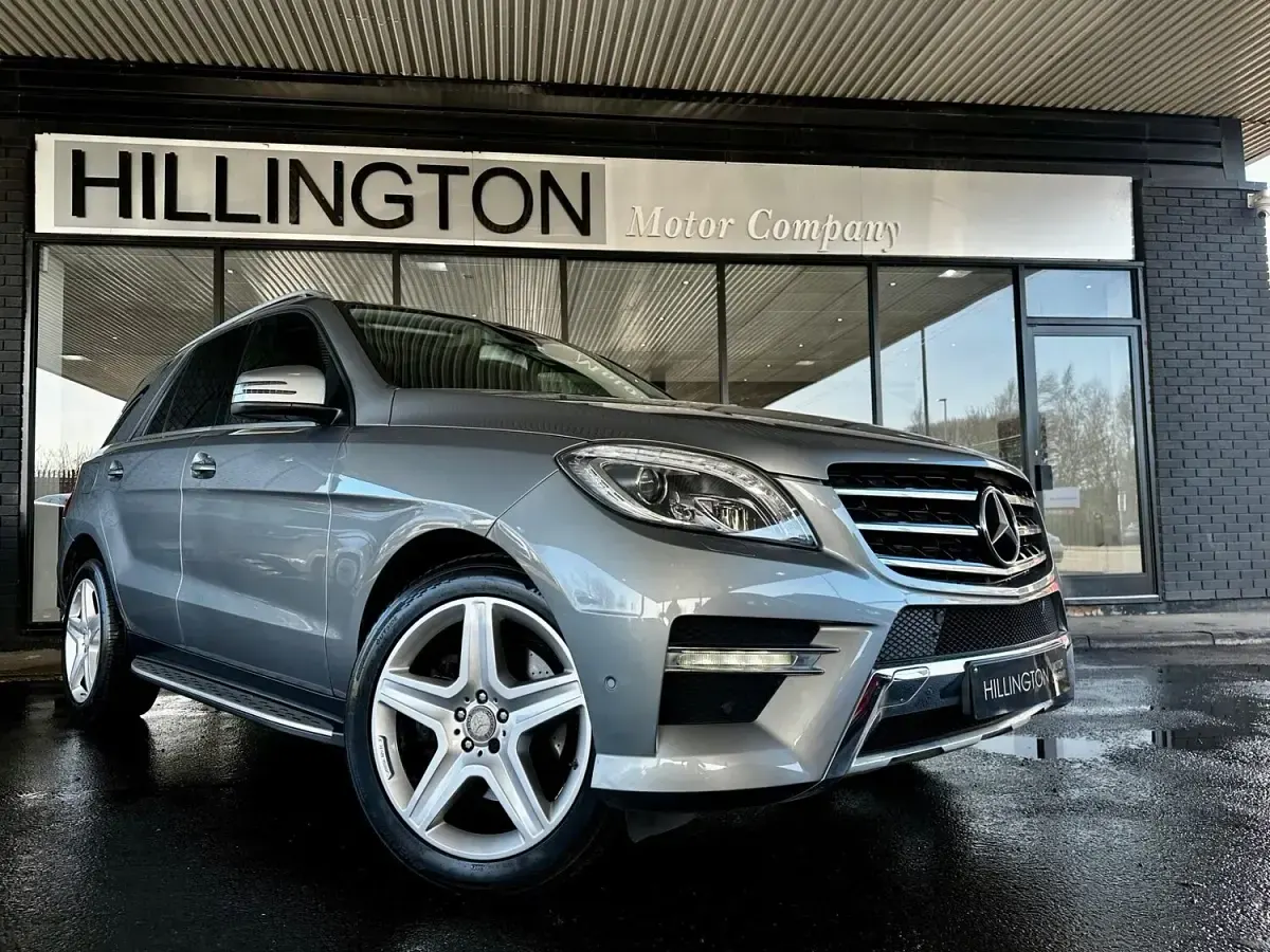 Used Mercedes ML250 AMG line 204 HP (150 kW) 2015 Silver SUV