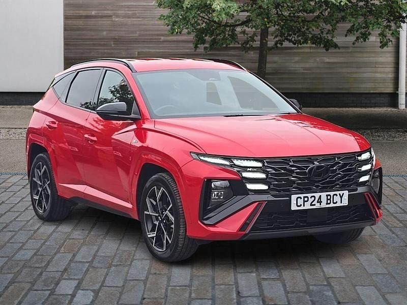 Red Used 2024 Hyundai Tucson N Line SUV | £27,364 (Good price) - Image 1/4