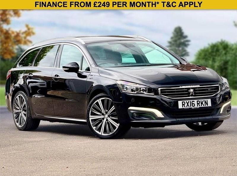 Black Used 2016 Peugeot 508 GT Estate | £12,795 (Good price) - Image 1/4