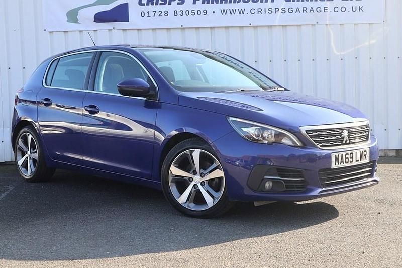Used Peugeot 308 Allure 2019 Blue Hatchback