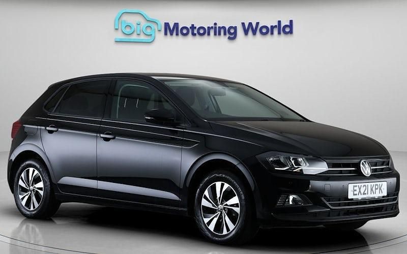 Used VW Polo Match 80 HP (58 kW) 2021 Black Hatchback