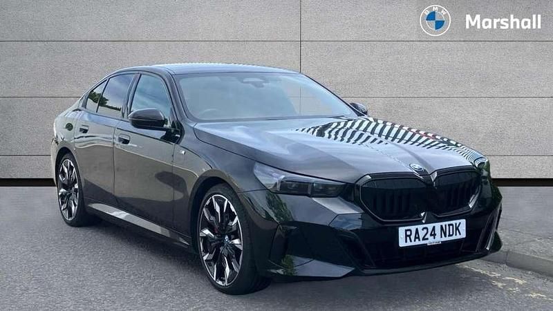 Black sapphire Used 2024 BMW 550e Comfort Edition Sedan | £56,984 - Image 1/4