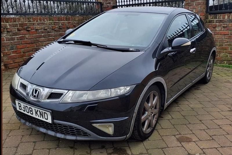 Black Used 2008 Honda Civic Sport Hatchback | £1,995 (Fair price) - Image 1/1
