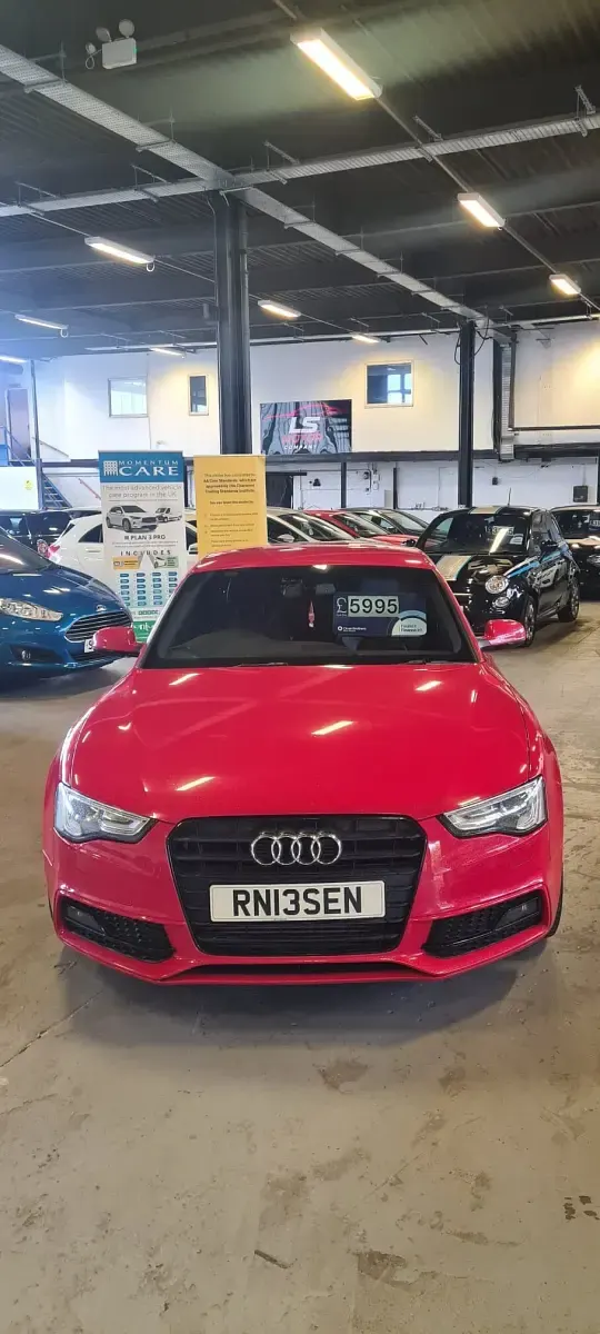 Used Audi A5 Black Edition 170 HP (125 kW) 2013 Red Coupe