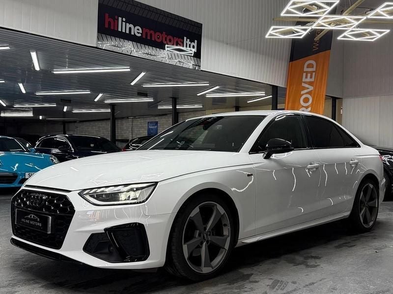 Used Audi A4 Black Edition 163 HP (119 kW) 2020 White Sedan