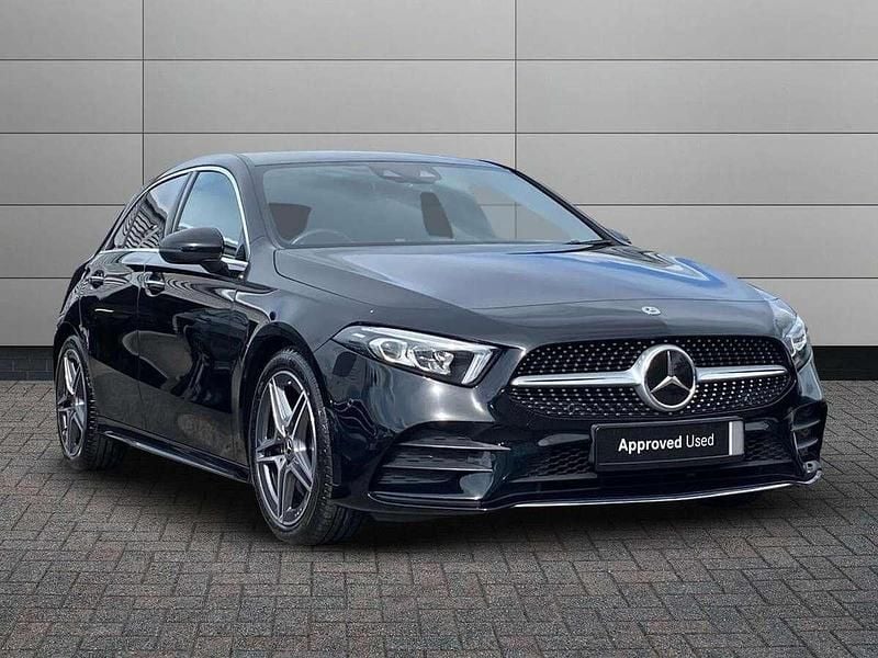 Cosmos black Used 2019 Mercedes A220 AMG Line Premium Hatchback | £19,500 (Fair price) - Image 1/4