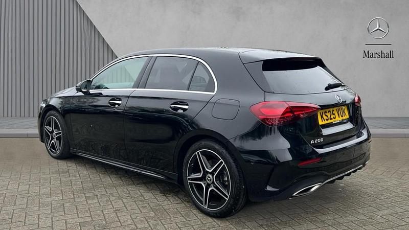 Used Mercedes A200 Executive 163 HP (119 kW) 2025 Cosmos black metallic Hatchback