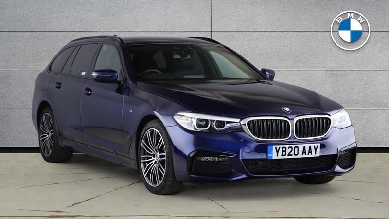 Blue Used 2020 BMW 520 M Sport Estate | £24,750 (A bit pricey) - Image 1/4
